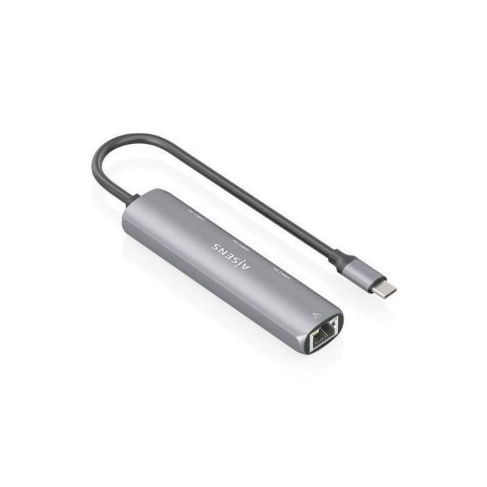Hub USB Tipo-C Aisens ASUC-4P041-GR/ 3xUSB Tipo-C/ 1xRJ45/ Gris 1 Hub USB Tipo-C Aisens ASUC-4P041-GR/ 3xUSB Tipo-C/ 1xRJ45/ Gris 1