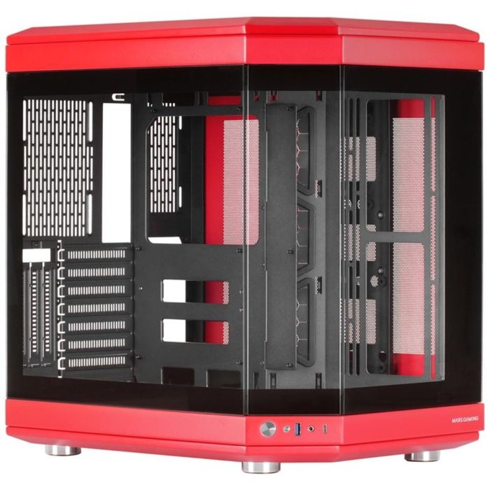 Mars Gaming Caja Semitorre MC-3T ATX con Ventanas de Cristal Templado y Gestión de Cableado 0 Mars Gaming Caja Semitorre MC-3T ATX con Ventanas de Cristal Templado y Gestión de Cableado 0