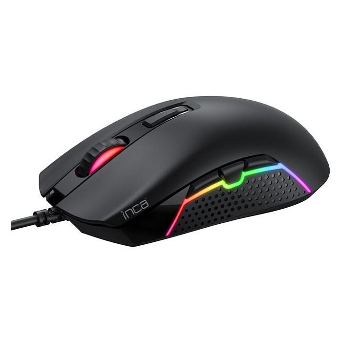INCA Gaming Maus IMG-GT14 3600 DPI. RGB. 7 Tasten. USB. SW retail 1 INCA Gaming Maus IMG-GT14 3600 DPI. RGB. 7 Tasten. USB. SW retail 1