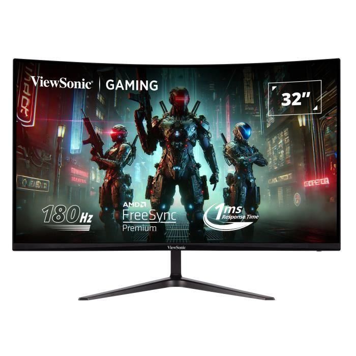 ViewSonic VX3218-PC-MHD Monitor Curvo Gaming PC 32 pulgadas Full HD 1920x1080 Panel VA 1ms 165Hz DisplayPort AMD FreeSync ViewSonic VX3218-PC-MHD Monitor Curvo Gaming PC 32 pulgadas Full HD 1920x1080 Panel VA 1ms 165Hz DisplayPort AMD FreeSync