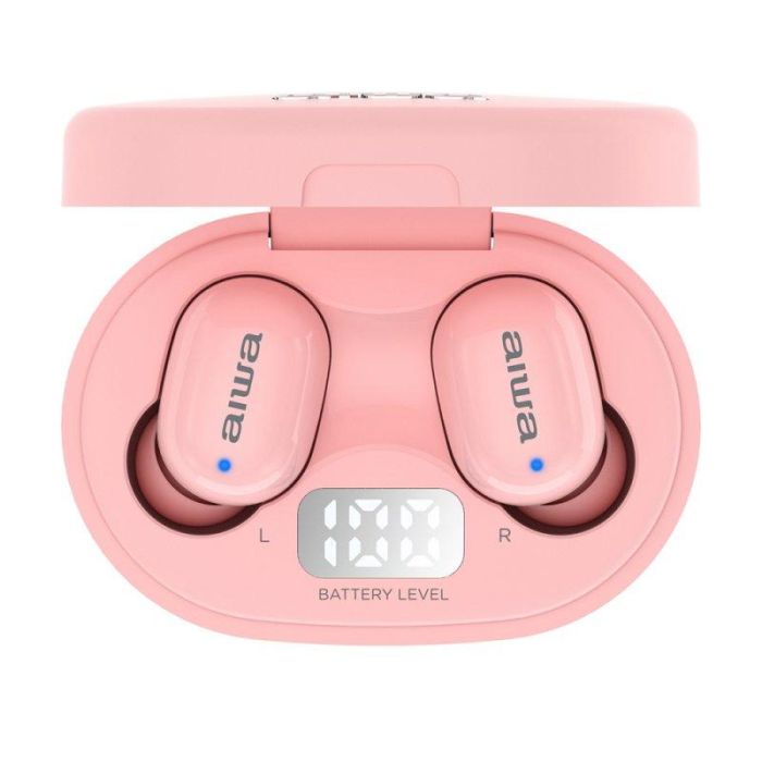 Aiwa EBTW-150 Auriculares Inalámbricos Bluetooth 5.0 True Wireless Estéreo Rosa 1