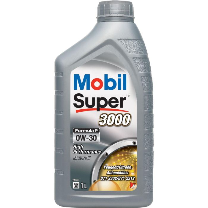 Mobil S3000 Aceite de Motor Sintético 0W30 Fórmula-P 1 Litro - Para Diésel y Gasolina, prolonga vida útil y protege sistemas de reducción de emisiones 0 Mobil S3000 Aceite de Motor Sintético 0W30 Fórmula-P 1 Litro - Para Diésel y Gasolina, prolonga vida útil y protege sistemas de reducción de emisiones 0