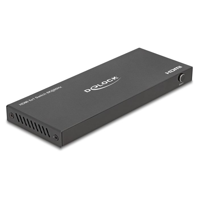 DeLOCK 18657 Conmutador HDMI 5x1, 8K a 60 Hz, 48 Gbit/s, HDR, 144 Hz, USB-C, Con Mando 0 DeLOCK 18657 Conmutador HDMI 5x1, 8K a 60 Hz, 48 Gbit/s, HDR, 144 Hz, USB-C, Con Mando 0