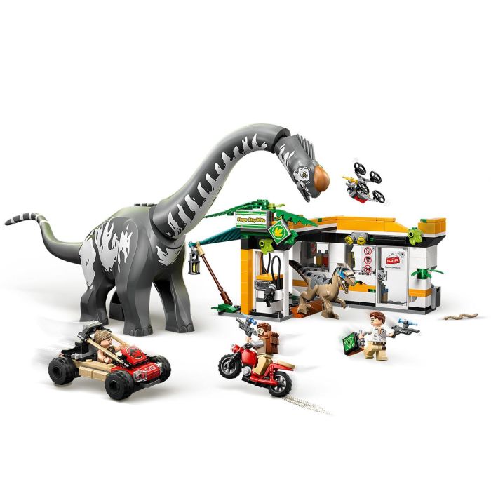 LEGO 76973 Jurassic World Misión de Seguimiento: Raptor y Titanosaurus Kit Construcción con Velocirraptor, Titanosaurus y 3 Minifiguras - Edad +7 2 LEGO 76973 Jurassic World Misión de Seguimiento: Raptor y Titanosaurus Kit Construcción con Velocirraptor, Titanosaurus y 3 Minifiguras - Edad +7 2