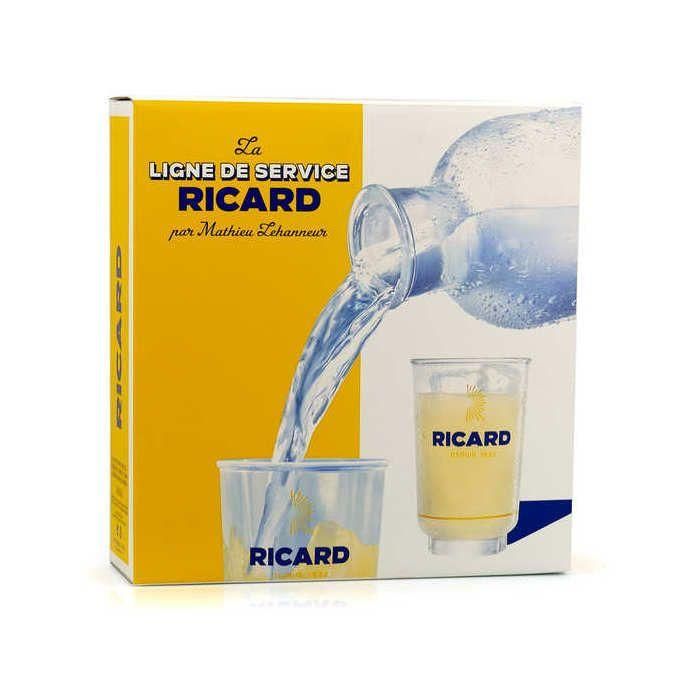 Ricard AUC3163937103965 Set de Regalo Lehanneur Pastis de Marseille 70cl, 45% Vol., 2 Vasos y 1 Jarra 1