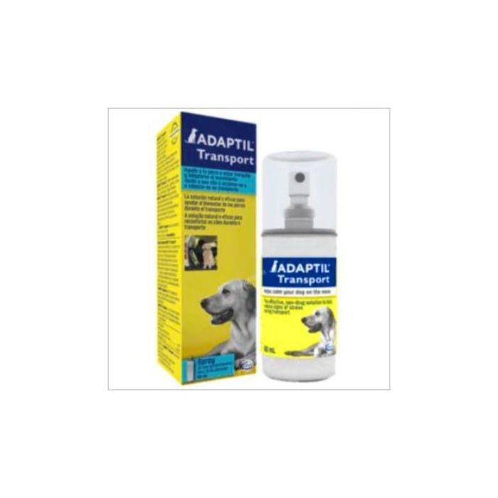 Adaptil Spray 60 mL para Perros Relajante Anti-Estrés en Viajes y Visitas al Veterinario, Reduce Jadeo y Temblores