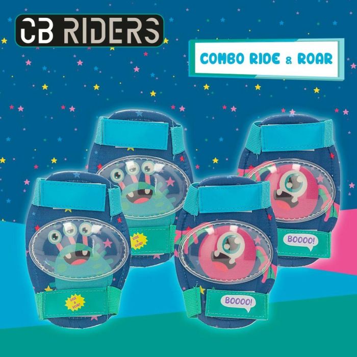 Kit Casco y Rodilleras Colorbaby Monstruo (4 Unidades) 4 Kit Casco y Rodilleras Colorbaby Monstruo (4 Unidades) 4