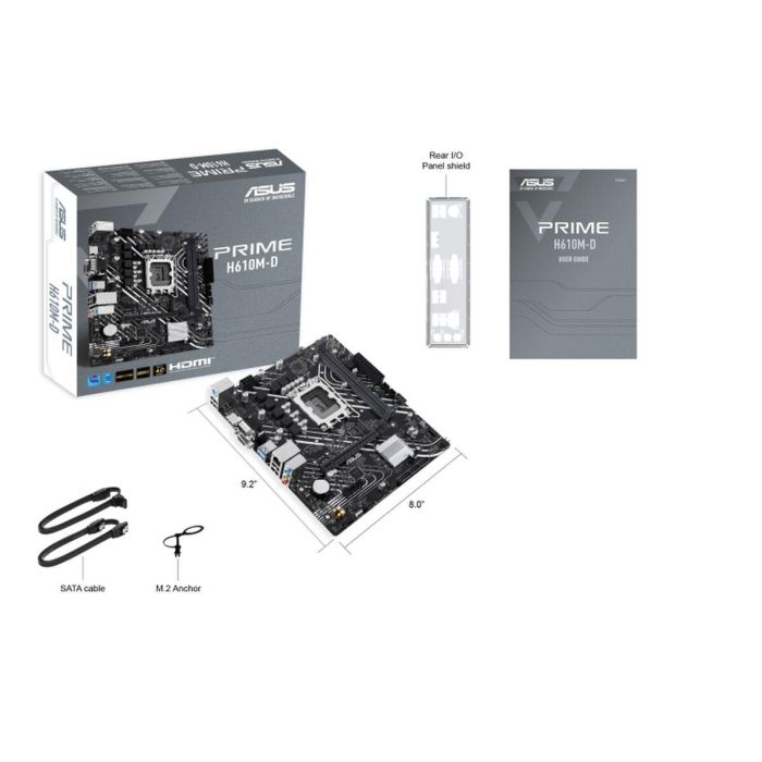 Placa Base Asus PRIME H610M-D H610 LGA 1700 13 Placa Base Asus PRIME H610M-D H610 LGA 1700 13
