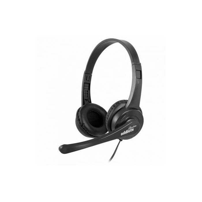 Auriculares NGS VOX505 USB/ con Micrófono/ USB/ Negros Auriculares NGS VOX505 USB/ con Micrófono/ USB/ Negros
