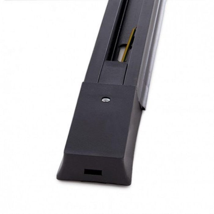 Carril Monofásico de Aluminio para Focos LED, 2 Metros, Negro, para Instalación en Pared o Techo - HO-218000CARRIL-N-2M 0 Carril Monofásico de Aluminio para Focos LED, 2 Metros, Negro, para Instalación en Pared o Techo - HO-218000CARRIL-N-2M 0