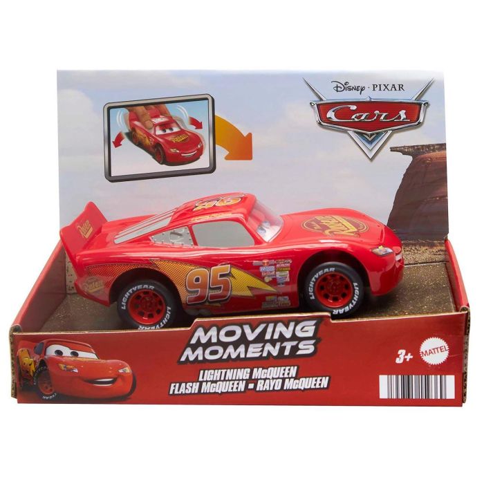 Rayo Mcqueen En Movimiento Cars Hph64 Mattel 4