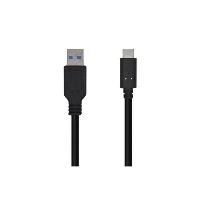 Aisens Cable USB 3.1 Gen2 10Gbps 3A Tipo C a A Negro 0.5M - Alta Velocidad y Carga Rápida 0 Aisens Cable USB 3.1 Gen2 10Gbps 3A Tipo C a A Negro 0.5M - Alta Velocidad y Carga Rápida 0