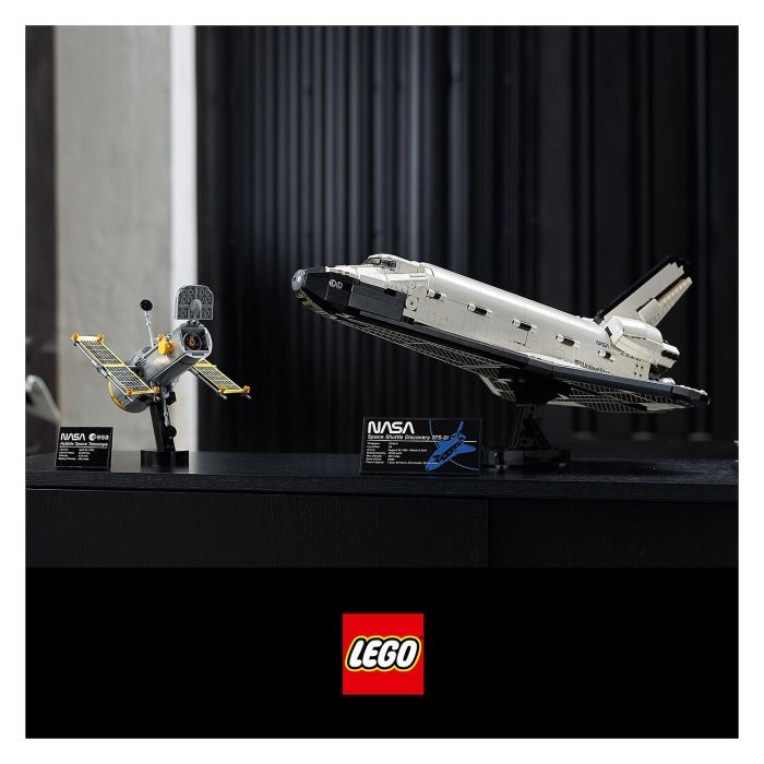 LEGO Creator Expert NASA Spaceshuttle Discovery - Set de construcción 2354 piezas, Maqueta del Transbordador Espacial, para adultos y fans 40