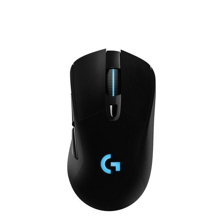 Logitech G703 LIGHTSPEED Wireless Gaming Mouse with HERO 25K Sensor, RF Wireless, Lithium Polymer (LiPo), Black Logitech G703 LIGHTSPEED Wireless Gaming Mouse with HERO 25K Sensor, RF Wireless, Lithium Polymer (LiPo), Black