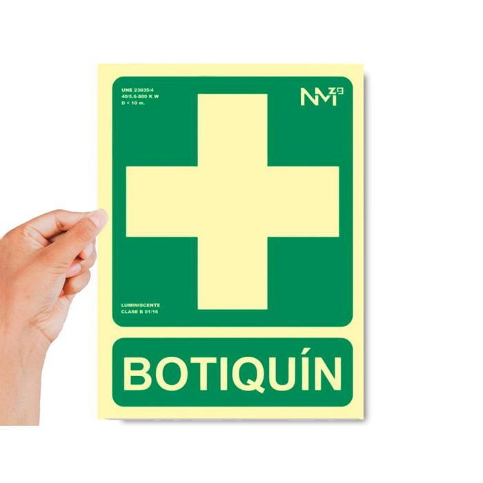 Archivo 2000 Señal Botiquín 224x300 PVC Verde 2