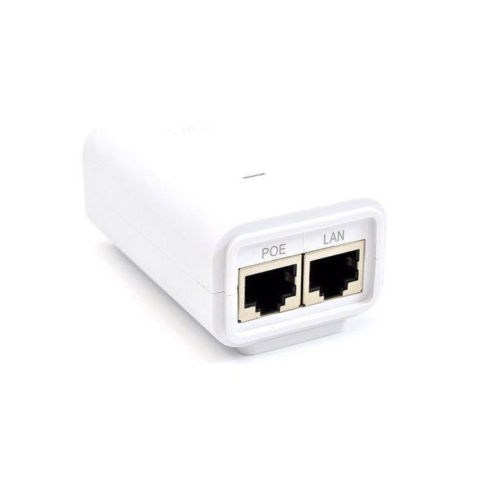 Ubiquiti Adaptador PoE 24V 1.0A RJ-45 Blanco Protección ESD y Sobretensiones para airGateway 1