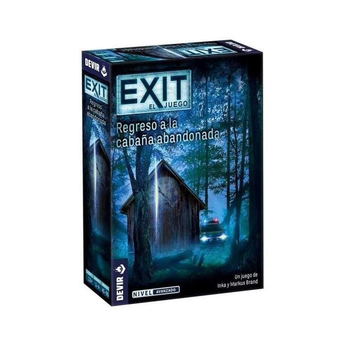 Devir Juego de Mesa Exit: Regreso a la Cabaña Abandonada - Juego de Escape Cooperativo para 1-4 Jugadores, Edad 12+ 1 Devir Juego de Mesa Exit: Regreso a la Cabaña Abandonada - Juego de Escape Cooperativo para 1-4 Jugadores, Edad 12+ 1