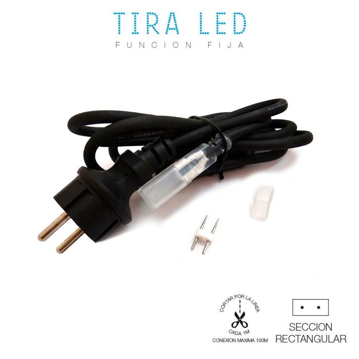 Edm Kit conexión a corriente 220v 1,5m para tira de led ref:31915-31916-31917-31918-31919-31920 0 Edm Kit conexión a corriente 220v 1,5m para tira de led ref:31915-31916-31917-31918-31919-31920 0