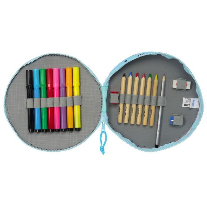 Safta Plumier Escolar Redondo 18 Piezas Bluey Dos Cremalleras 35x210 mm 2 Safta Plumier Escolar Redondo 18 Piezas Bluey Dos Cremalleras 35x210 mm 2
