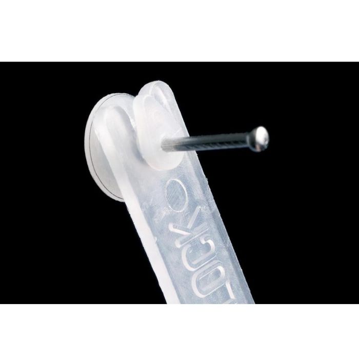 Geko Cuelga facil 1 punta, Blister 20 unid., Plástico Transparente con Clavo de Acero 0 Geko Cuelga facil 1 punta, Blister 20 unid., Plástico Transparente con Clavo de Acero 0