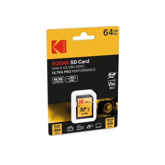 CARD Kodak 64GB UHS-II U3 V90 Ultra Pro 1