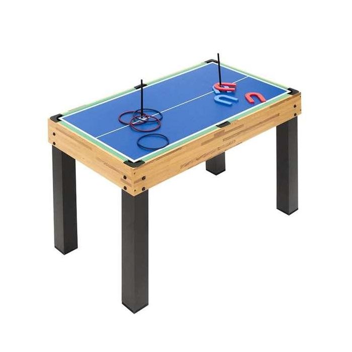 Mesa multijuegos de madera 12 en 1 124x61x81 cm 8 Mesa multijuegos de madera 12 en 1 124x61x81 cm 8