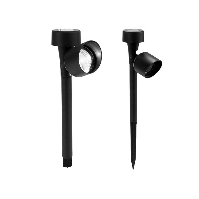 Ibergarden Baliza Solar Plástico Articulada Negra 12x26x5.5cm (Set de 24) 1