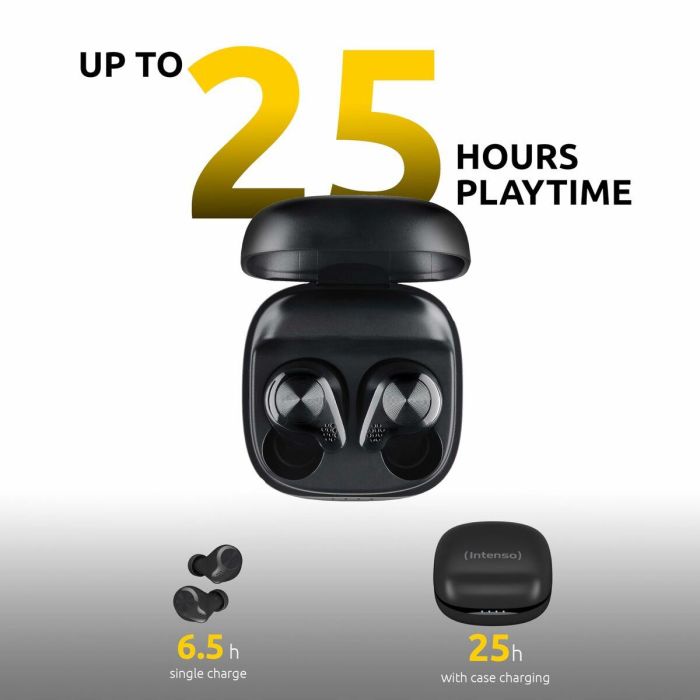 Auriculares INTENSO 3720200 Negro 2