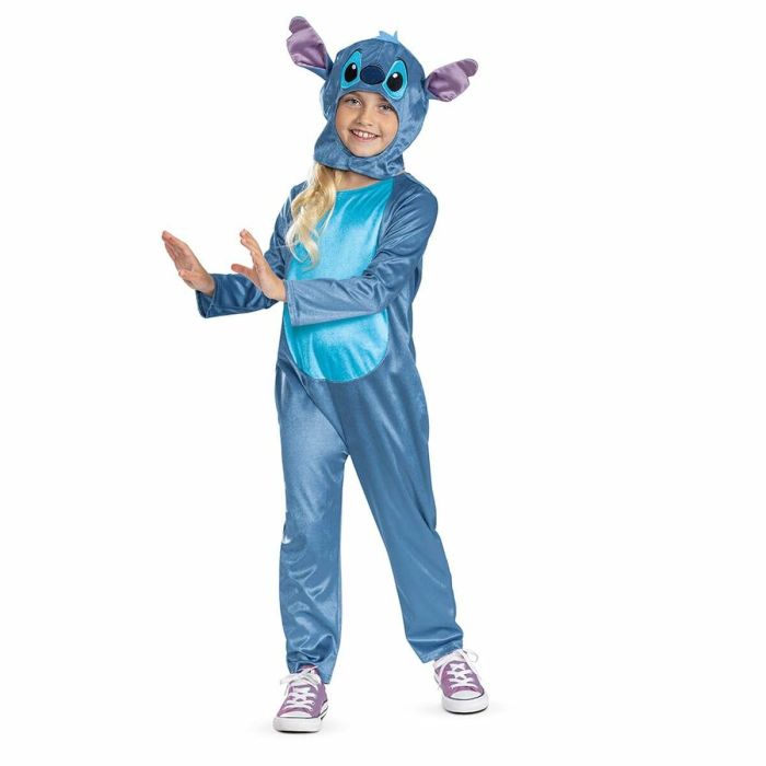 Disney Disfraz Infantil de Stitch Clásico para Niños y Niñas, Talla S (5-6 Años) 6 Disney Disfraz Infantil de Stitch Clásico para Niños y Niñas, Talla S (5-6 Años) 6