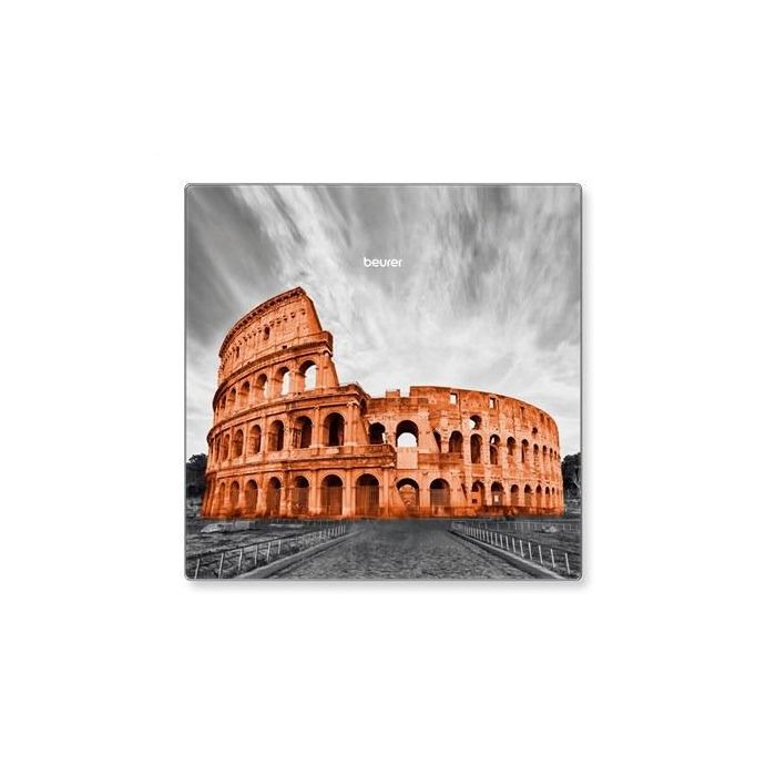 Beurer GS-215 ROMA Báscula Digital de Vidrio con Diseño del Coliseo, Pantalla LCD, 180 kg 1 Beurer GS-215 ROMA Báscula Digital de Vidrio con Diseño del Coliseo, Pantalla LCD, 180 kg 1