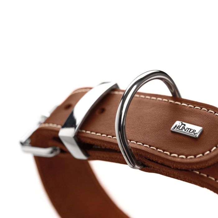 Hunter Collar Aalborg Special para Perro de Piel Coñac, Ajustable 40-48 cm, Ancho 3.5 cm, Alta Calidad y Presión Óptima 4 Hunter Collar Aalborg Special para Perro de Piel Coñac, Ajustable 40-48 cm, Ancho 3.5 cm, Alta Calidad y Presión Óptima 4