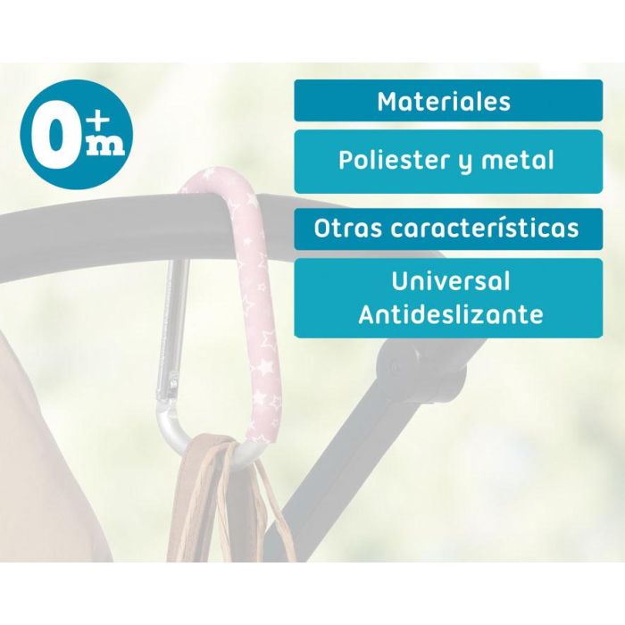 Mosquetón Para Carrito Rosa 4 Mosquetón Para Carrito Rosa 4