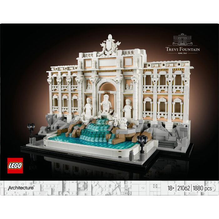LEGO 21062 Architecture Fontana de Trevi Roma Set de construcción para adultos 11 LEGO 21062 Architecture Fontana de Trevi Roma Set de construcción para adultos 11