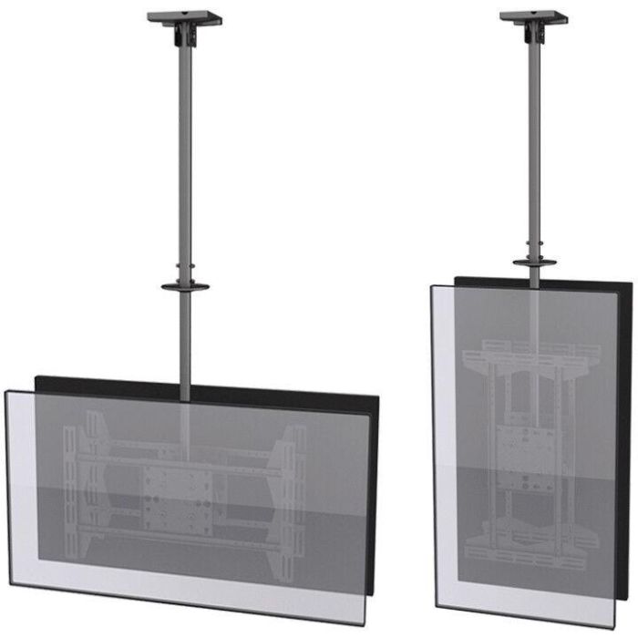EQUIP Soporte TV Techo Doble Pantalla 39"-75" 2TFT hasta 80kg Inclinable Ajustable Negro 4