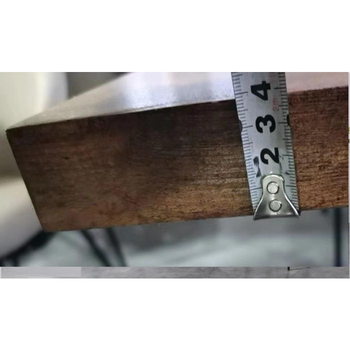 Mesa de Comedor Home ESPRIT Marrón Negro Hierro Madera MDF 160 x 90 x 75 cm 3