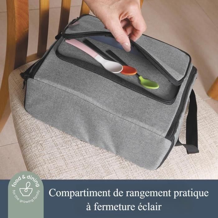 Dreambaby ON-THE-GO Silla Elevadora Portátil de Mesa para Niños | Compacta, Ligera y Fácil de Transportar con Compartimentos 5 Dreambaby ON-THE-GO Silla Elevadora Portátil de Mesa para Niños | Compacta, Ligera y Fácil de Transportar con Compartimentos 5