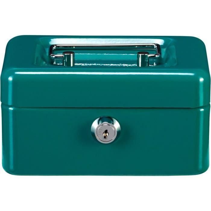 Burg Wachter AUC4003482106709 Caja de Monedas Money 5015 Verde con Apertura con Llave de Acero 1