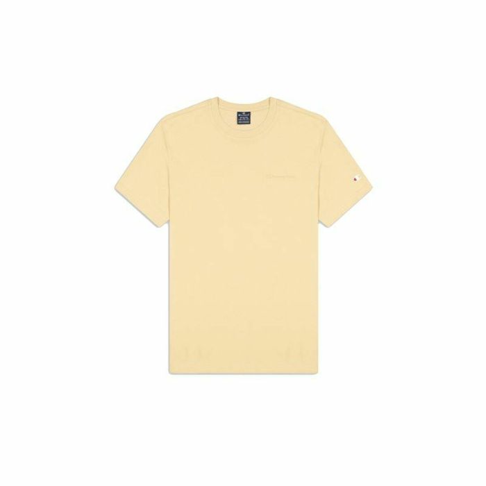 Camiseta de Manga Corta Hombre Champion Crewneck Beige S 0 Camiseta de Manga Corta Hombre Champion Crewneck Beige S 0