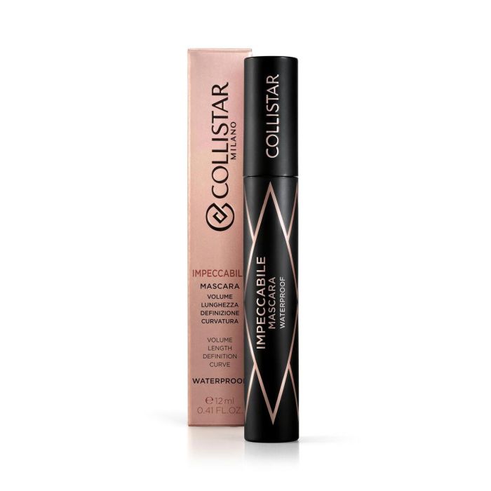 Collistar Máscara de Pestañas Impeccabile Waterproof 12ml para Volumen, Longitud, Definición y Curvatura. Fórmula Vegana Reciclable. 1 Collistar Máscara de Pestañas Impeccabile Waterproof 12ml para Volumen, Longitud, Definición y Curvatura. Fórmula Vegana Reciclable. 1