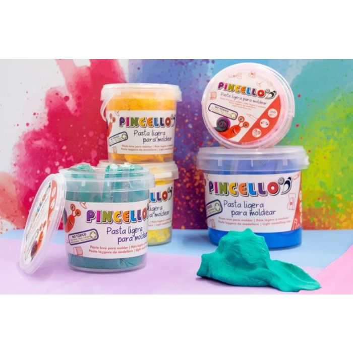 Pasta Ligera Modelar 500Gr Surt Col Pincello 16X14CM (12 Unidades) 1 Pasta Ligera Modelar 500Gr Surt Col Pincello 16X14CM (12 Unidades) 1