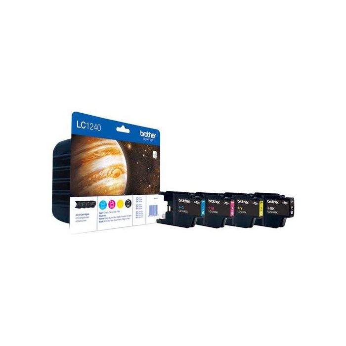 Cart.Ij. Brother Lc-1240Valbp Mfc-J6510Dw/J6710Dw/J6910Dw/J5910Dw Pack De 4 Colores