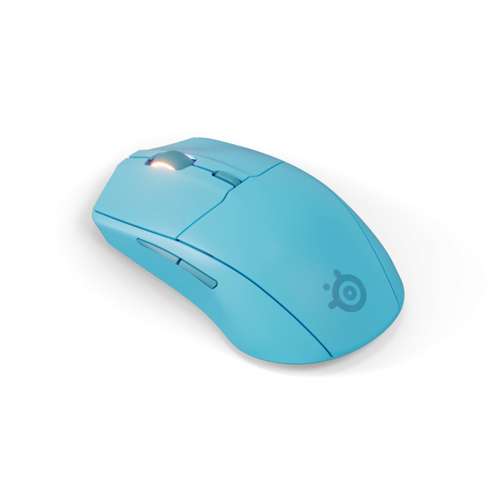 SteelSeries 62526 Ratón Gaming Inalámbrico Rival 3 Gen 2 AQUA 18000 PPP Bluetooth 6 Botones 2