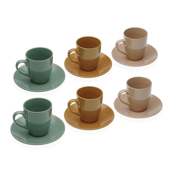 Set 6 Tazas Té C/Plato Versa 8X6CM (2 Unidades) Set 6 Tazas Té C/Plato Versa 8X6CM (2 Unidades)