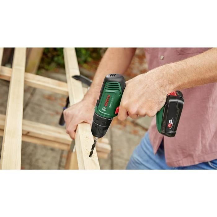 Bosch AUC4053423232554 Taladro Atornillador EasyDrill 18V-40 con 1 Batería 2.0Ah y Cargador AL 18V-20 2