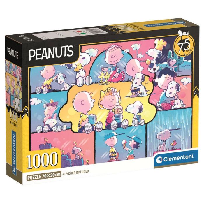 CLEMENTONI Puzzle Snoopy 1000 piezas, 70x50cm