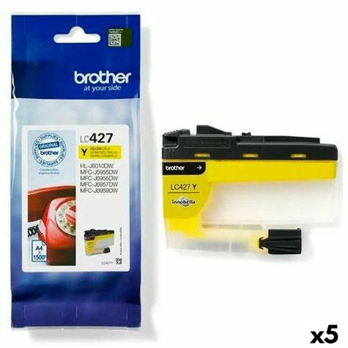 Cartucho de Tinta Original Brother MFCJ5955DW, MFCJ6955DW Amarillo (5 Unidades) 0 Cartucho de Tinta Original Brother MFCJ5955DW, MFCJ6955DW Amarillo (5 Unidades) 0