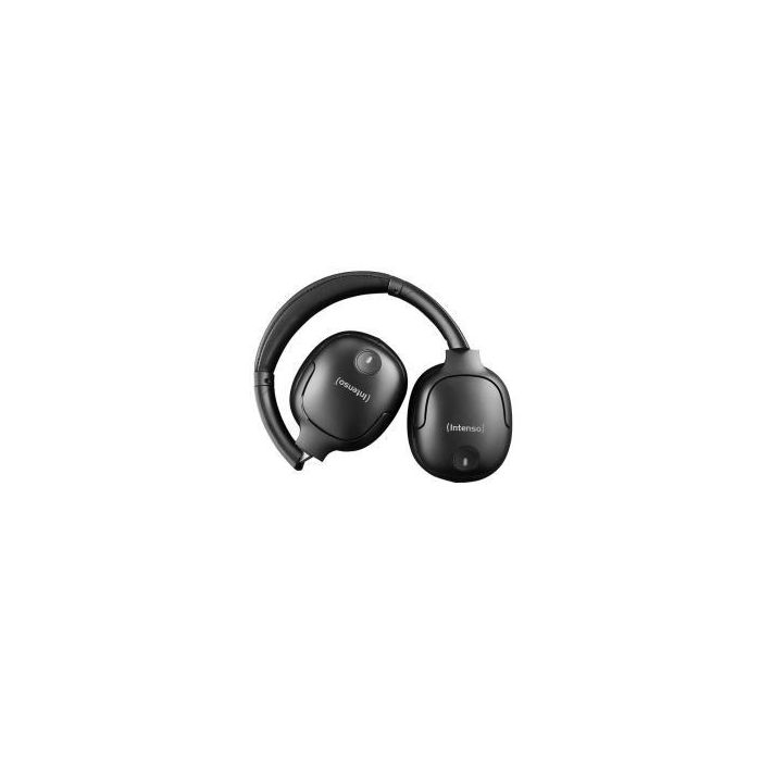 Intenso O400HA Auriculares Over-Ear Inalámbricos Bluetooth 5.3 con Cancelación Ruido Activa (ANC) y Batería 75h Negros 3 Intenso O400HA Auriculares Over-Ear Inalámbricos Bluetooth 5.3 con Cancelación Ruido Activa (ANC) y Batería 75h Negros 3