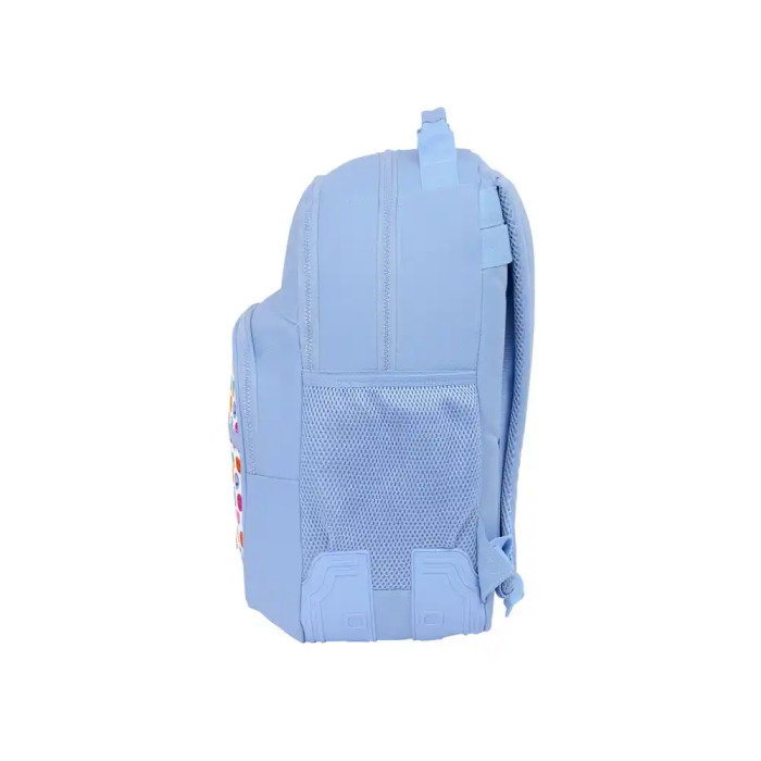 Mochila Escolar Smiley Joyful Azul Multicolor 32 x 42 x 15 cm 2