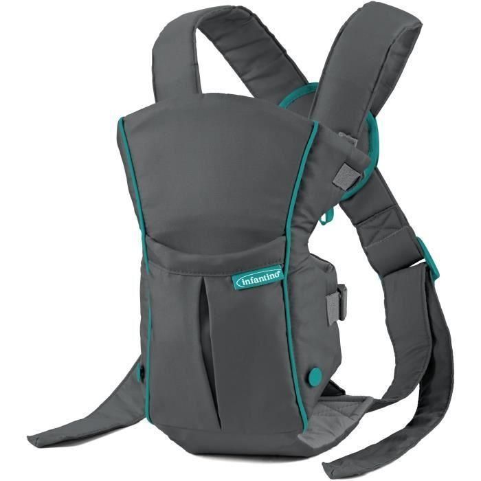 Portabebé INFANTINO SWIFT gris 4 Portabebé INFANTINO SWIFT gris 4