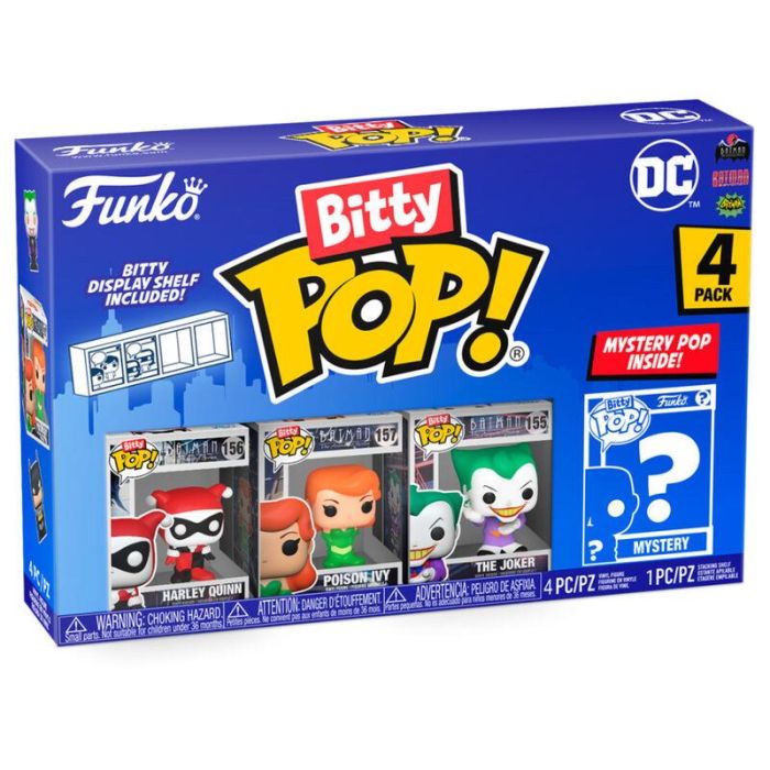 Blister 4 figuras Bitty POP DC Comics Harley Quinn 0 Blister 4 figuras Bitty POP DC Comics Harley Quinn 0